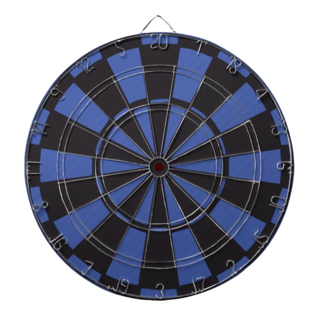 Black and Blue Dart Board (Front)