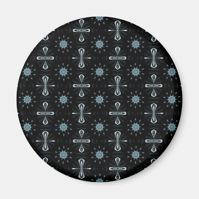 Black and blue delight magnet (Front)