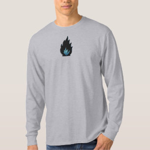Black and Blue Flame T-Shirt