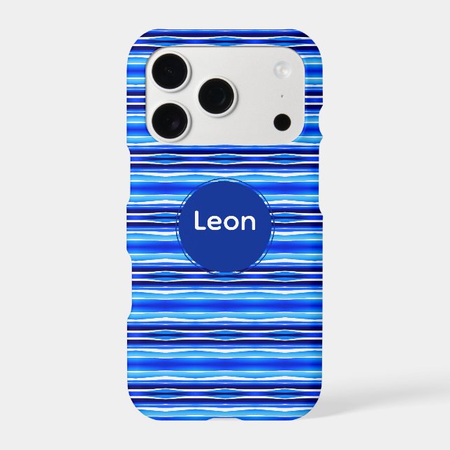 Black and Blue Painted Stripes (Back)