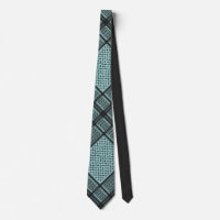 Black and BLUE Palestine keffiyeh