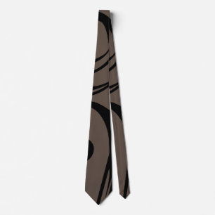 Black And Brown Business Neck Tie