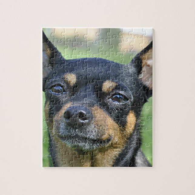 Black and Brown Chihuahua Puzzle (Vertical)