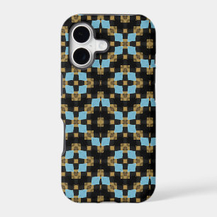 Black and Brown Geometric Design