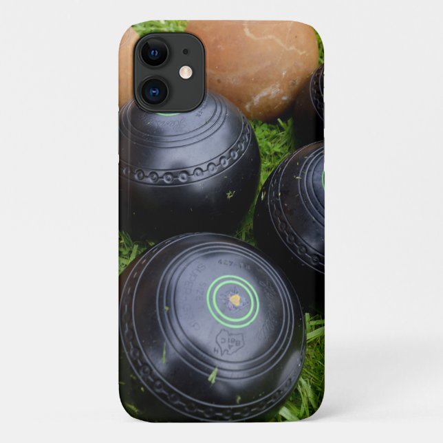 Black And Brown Lawn Bowls, Case-Mate iPhone Case (Back)