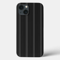 Black and charcoal five stripe pattern