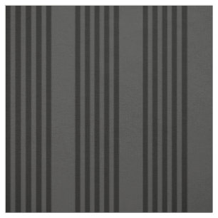 Black and charcoal five stripe pattern fabric