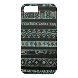 Black And Colourful Tribal Ethnic Pattern Case-Mate iPhone Case