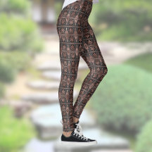 Black and Copper Art Deco Pattern