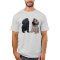 Black and Fawn Pug Puppies T-shirt