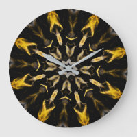 Black and Gold Abstract Mandala