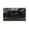 black and gold agate business card