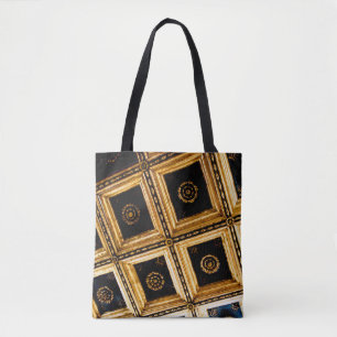 Black and Gold Architecture  Tote Bag