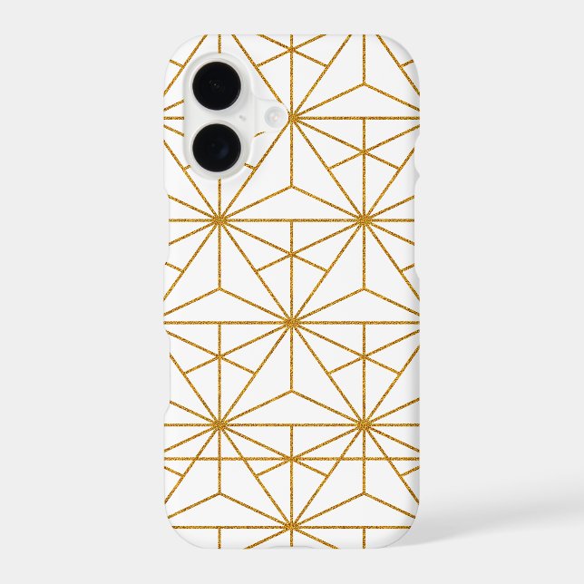Black and gold art deco geometric pattern (Back)
