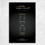 Black and Gold Auto Detailing, Auto Repair Flyer<br><div class="desc">A fluid illustration of a gold sportscar set on a black background becomes the perfect identity for any auto business on this customisable flyer. Great for auto detailers, auto repair, car dealerships, car washes, etc. Personalise this flyer template with your price lists, service menus, special promotions and more. © 1201AM...</div>