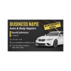 Black and Gold Auto Repair Mechanic Auto Body Shop