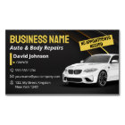 Black and Gold Auto Repair Mechanic Auto Body Shop