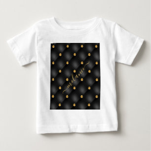 Black and Gold Baby T-Shirt
