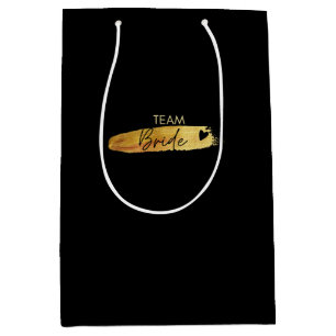 Black and Gold Bachelorette Party Favour Bag