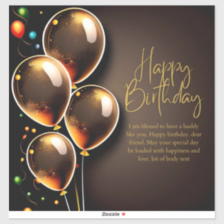 Black and Gold Birthday