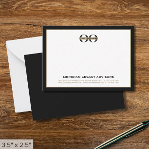 Black and Gold Business Logo Card