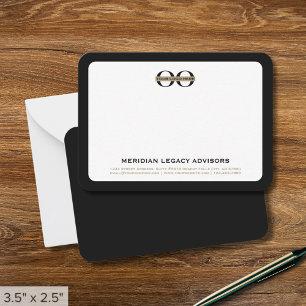 Black and Gold Business Logo Card