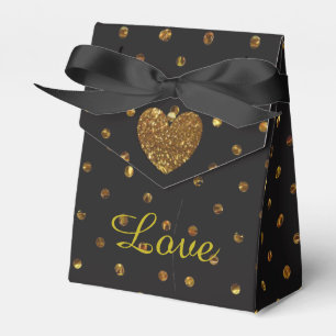 Black and Gold Candy Party Favour Box