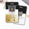 Black and Gold Classy Notary Signing Agent ID Badg