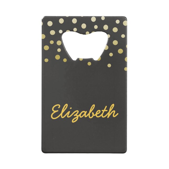 Black and Gold confetti (Front)