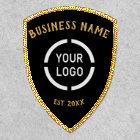 Black and gold Custom Logo branded promotional