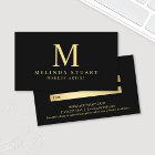 Black and Gold Elegant Appointment