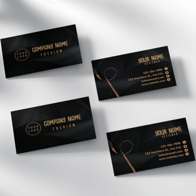 Black And Gold Elegant Business Card (Creator Uploaded)