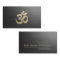 Black and Gold Embossed OM Symbol Yoga Instructor