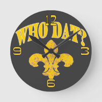 Black and Gold Fleur De Lis