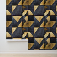 Black and Gold Geometrical Pattern
