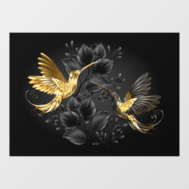 Black and Gold Hummingbird (Sheet)