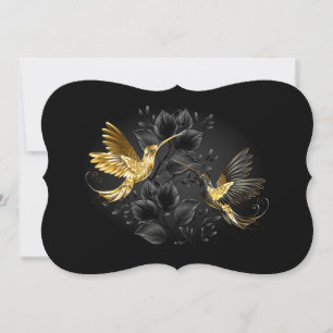 Black and Gold Hummingbird