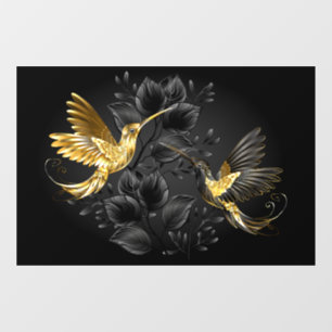 Black and Gold Hummingbird