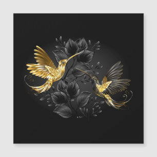 Black and Gold Hummingbird