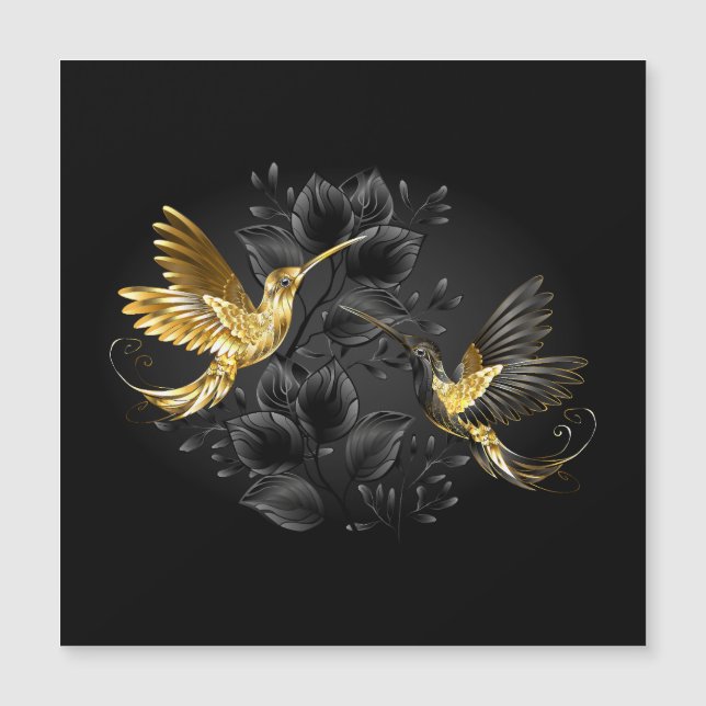 Black and Gold Hummingbird (Front)