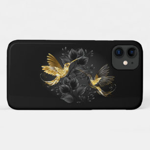 Black and Gold Hummingbird Case-Mate iPhone Case
