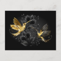 Black and Gold Hummingbird