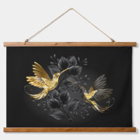 Black and Gold Hummingbird