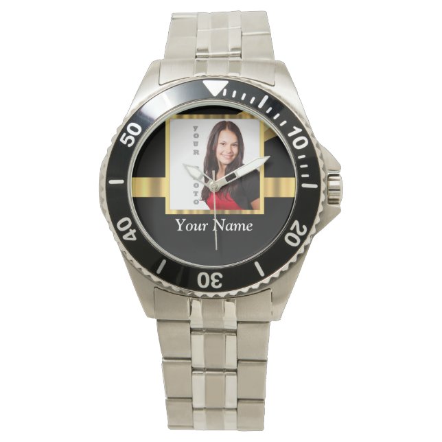 Black and gold instagram template watch (Front)