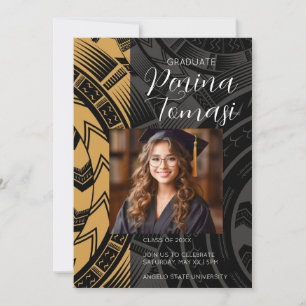 Black and Gold Invitation