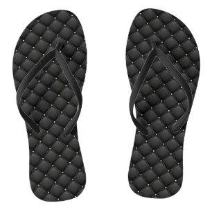 Black and Gold Jandals
