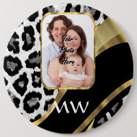 Black and gold leopard print