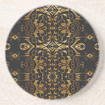 Black and Gold Luxury Coaster