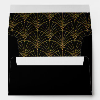 Black and Gold Luxury Envelope