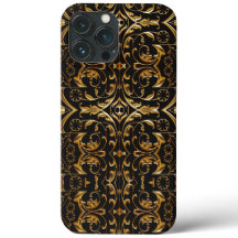 Black and Gold Luxury iPhone 13 Pro Max Case